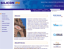 Tablet Screenshot of 2011.siliconpv.com